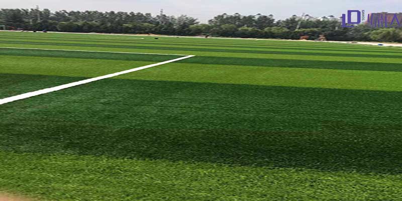 安徽蒙城九中人造草坪标准足球场